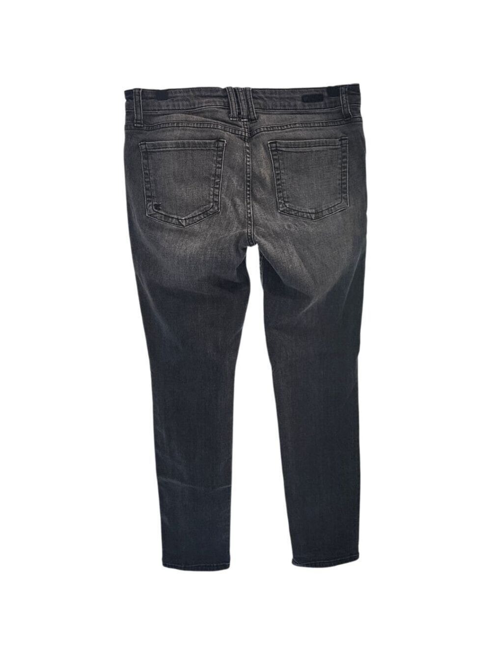KUT Catherine Boyfriend Jeans 4 Black Wash Straight - Picture 2 of 10